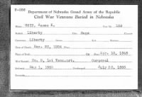 Thumbnail for Nebraska, U.S., Grand Army of the Republic, Burial Records, 1861-1948 for James K Goin.jpg