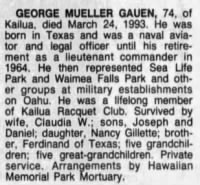 Thumbnail for The Honolulu Advertiser Honolulu, Hawaii • Sat, Apr 24, 1993 Page 4