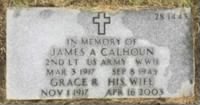 LtJamesACalhoun_wifeGravestone