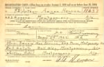 Arthur A Herron Draft Card