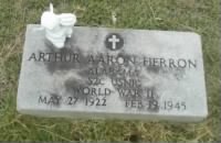 Arthur A Herron Grave Marker