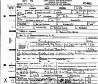 Thumbnail for Stevens Charner Leroy death certificate