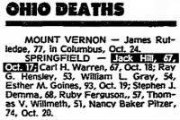 Thumbnail for THE COLUMBUS DISPATCH Wednesday, Oct 25, 1989 Columbus, OH