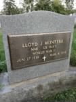 Thumbnail for LJMcIntyre Military headstone plaque