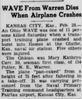 Mary Carr - The_Salem_News_Mon__Feb_28__1944_