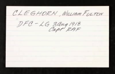 Thumbnail for William Fulton > Cleghorn, William Fulton