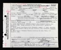 Thumbnail for Henry Terrence O'Reilly, Birth Certificate