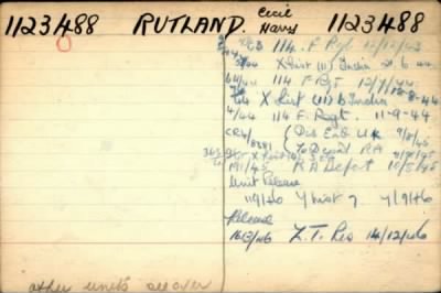 Thumbnail for Cyril Thomas > Rutland, Cyril Thomas (119788)