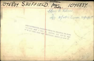 Thumbnail for Sidney James > Sheffield, Sidney James (1117228)