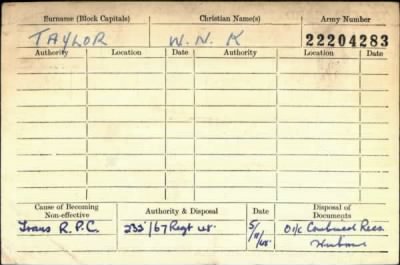 Wilcress Norman > Taylor, Wilcress Norman (22204283)