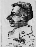 Thumbnail for Drawing of Sgt. Wendell Ralph Lutes done in April of 1953.