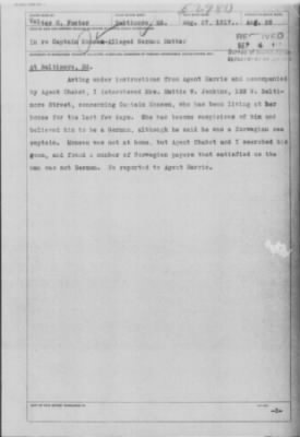 Old German Files, 1909-21 > Captain Monser (#52980)