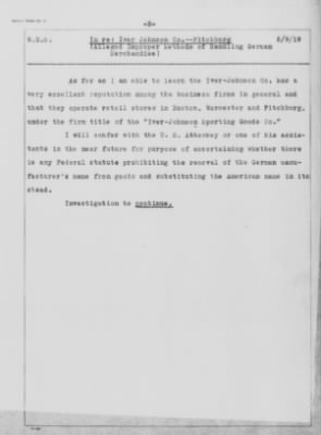 Old German Files, 1909-21 > Alleged Improper Methods of Handling German Merchandise (#53018)
