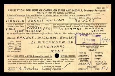 Thumbnail for Ernest William > Bowles, Ernest William