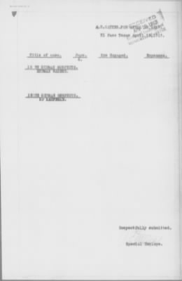 Old German Files, 1909-21 > Various (#63559)