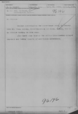 Old German Files, 1909-21 > Conscription Matter (#96146)