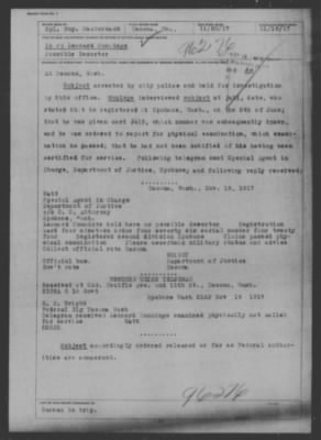 Old German Files, 1909-21 > Leonard Cummings (#96276)