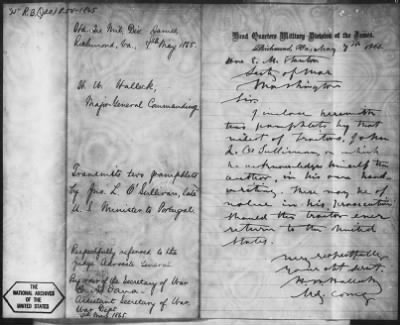 Thumbnail for Letters Received and Statements of Evidence Collected by the Military Commission, pages 54-69