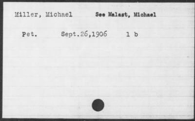 Thumbnail for 1906 > Miller, Michael