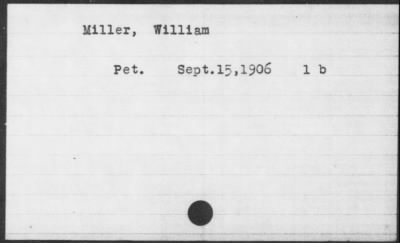 Thumbnail for 1906 > Miller, William