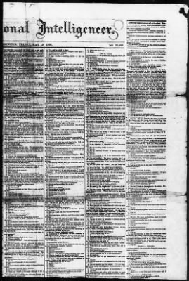 Thumbnail for Issues of the Daily National Intelligencer, May 16-Jun 30, 1865 AND Miscellaneous Records Relating to the Court-Martial