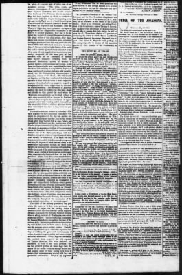 Thumbnail for Issues of the Daily National Intelligencer, May 16-Jun 30, 1865 AND Miscellaneous Records Relating to the Court-Martial