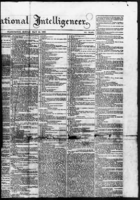 Thumbnail for Issues of the Daily National Intelligencer, May 16-Jun 30, 1865 AND Miscellaneous Records Relating to the Court-Martial