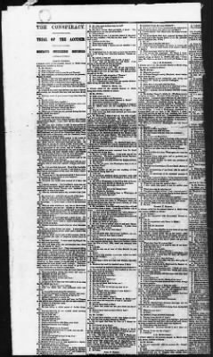 Thumbnail for Issues of the Daily National Intelligencer, May 16-Jun 30, 1865 AND Miscellaneous Records Relating to the Court-Martial