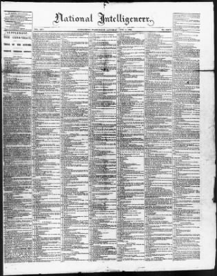 Thumbnail for Issues of the Daily National Intelligencer, May 16-Jun 30, 1865 AND Miscellaneous Records Relating to the Court-Martial