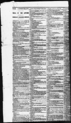 Thumbnail for Issues of the Daily National Intelligencer, May 16-Jun 30, 1865 AND Miscellaneous Records Relating to the Court-Martial