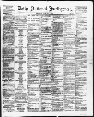 Thumbnail for Issues of the Daily National Intelligencer, May 16-Jun 30, 1865 AND Miscellaneous Records Relating to the Court-Martial