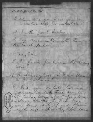 Letters received and Statements of Evidence collected by the Military Commission, pages 70-104 AND Letters received by Col. H. L. Burnett with Endorsements, May 9,-Jun 9, 1865