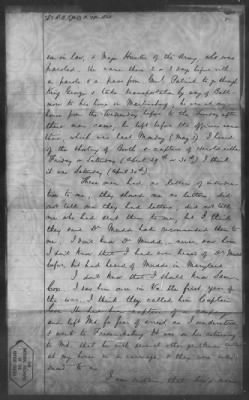 Letters received and Statements of Evidence collected by the Military Commission, pages 70-104 AND Letters received by Col. H. L. Burnett with Endorsements, May 9,-Jun 9, 1865