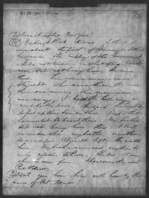 Letters received and Statements of Evidence collected by the Military Commission, pages 70-104 AND Letters received by Col. H. L. Burnett with Endorsements, May 9,-Jun 9, 1865