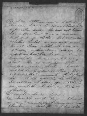 Letters received and Statements of Evidence collected by the Military Commission, pages 70-104 AND Letters received by Col. H. L. Burnett with Endorsements, May 9,-Jun 9, 1865