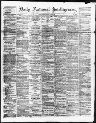 Thumbnail for Issues of the Daily National Intelligencer, May 16-Jun 30, 1865 AND Miscellaneous Records Relating to the Court-Martial