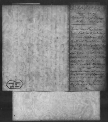 Letters received and Statements of Evidence collected by the Military Commission, pages 70-104 AND Letters received by Col. H. L. Burnett with Endorsements, May 9,-Jun 9, 1865