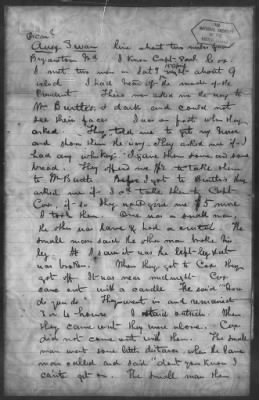 Letters received and Statements of Evidence collected by the Military Commission, pages 70-104 AND Letters received by Col. H. L. Burnett with Endorsements, May 9,-Jun 9, 1865