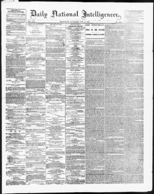 Thumbnail for Issues of the Daily National Intelligencer, May 16-Jun 30, 1865 AND Miscellaneous Records Relating to the Court-Martial