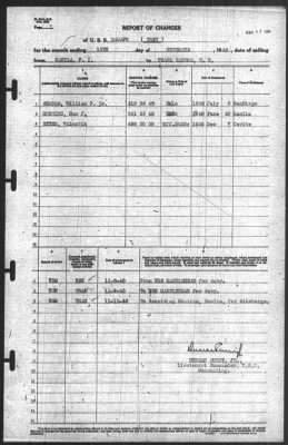 Thumbnail for Report of Changes > 12-Nov-1940