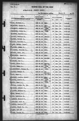 Muster Rolls > 31-Mar-1943