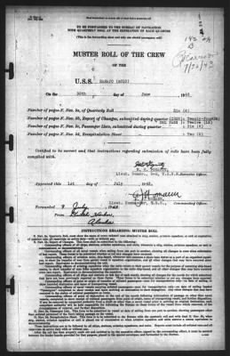 Muster Rolls > 30-Jun-1943