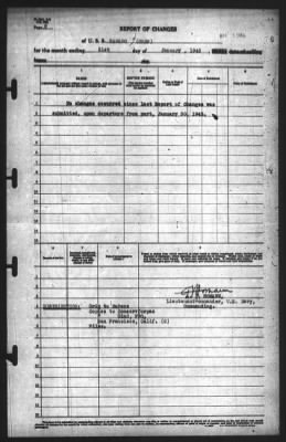 Thumbnail for Report of Changes > 31-Jan-1943