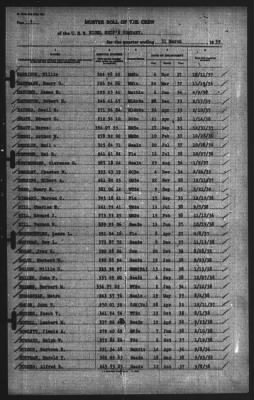 Muster Rolls > 31-Mar-1939