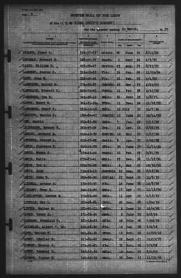 Muster Rolls > 31-Mar-1939