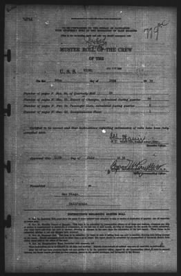 Muster Rolls > 30-Jun-1939