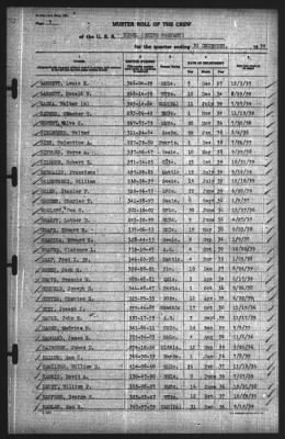 Muster Rolls > 31-Dec-1939