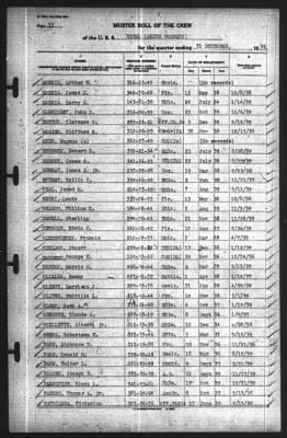 Muster Rolls > 31-Dec-1939