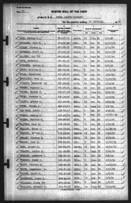 Muster Rolls > 31-Dec-1939