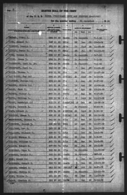 Muster Rolls > 31-Dec-1939